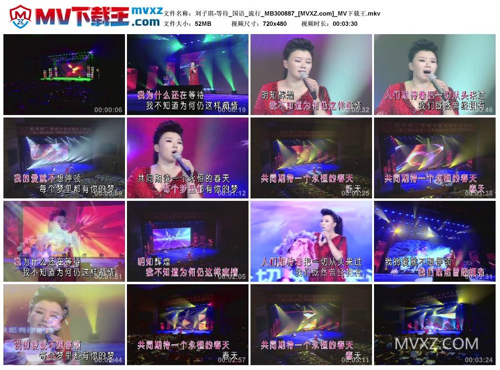 刘子琪-等待_国语_流行_MB300887